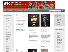 Tablet Screenshot of michael-robertsltd.com